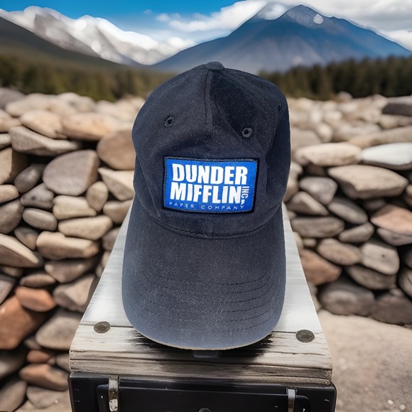 Dunder Mifflin Hat The Office Official TV Merchandise Strapback Ball Cap Costume - Picture 1 of 16